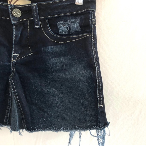 William Rast Jerri Dark Rinse Upcycle Mini Skirt - Picture 6 of 14